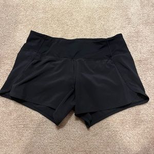 Black Lululemon Shorts Size 6